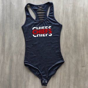 Black Kansas City Chiefs Bodysuit Onepiece